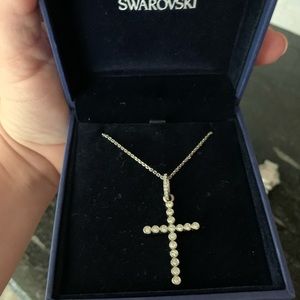 Swarovski cross necklace